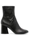 Ash Calf Leather Cl Ankle Boots In Black