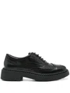 Ash Mercer Leather Brogues In Black