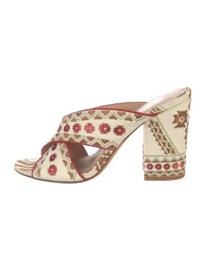 Pre-owned Ash Canvas Printed Slides In White