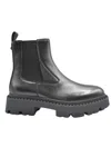 Ash Chunky Sole Chelsea Boots With Sleek Design And Comfortable Fit In Black