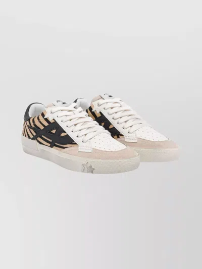 ASH CONTEMPORARY LOW TOP SNEAKERS WITH CONTRAST PANELS