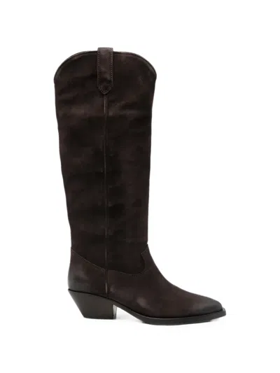 Ash Dolly Western-style Cowboy Boots In Brown