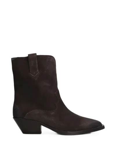 Ash Donovan Pointed-toe Leather Cowboy Boots In Multi