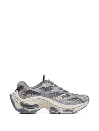 Ash Dragon Mesh-panel Low-top Sneakers In Multi