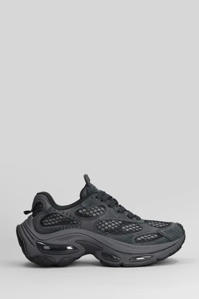 ASH DRAGON SNEAKERS IN GREY SUEDE AND FABRIC