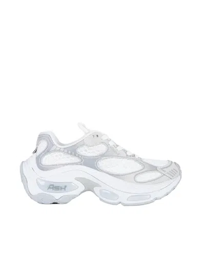 ASH DRAGON TALC WHITE SNEAKERS