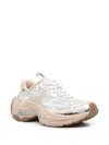 Ash Sporty Sneakers With Mesh Upper And Chunky Sole In White