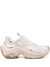 Ash Sporty Sneakers With Mesh Upper And Chunky Sole