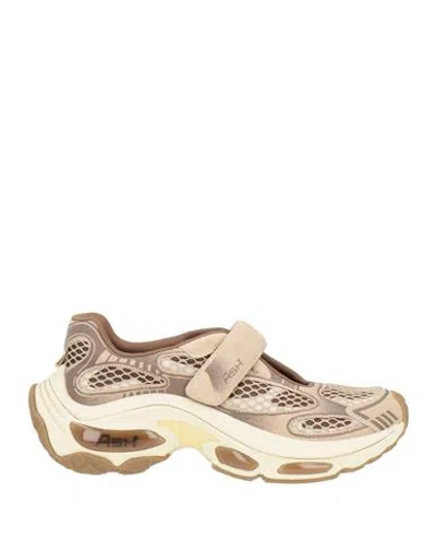 Ash Drake Woman Sneakers Sand Size 9 Leather, Textile Fibers In Beige