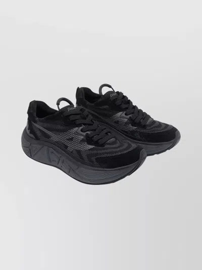 ASH EAGLE MODEL LOW TOP SNEAKERS WITH MESH PANELS