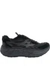 Ash Eagle Model Low Top Sneakers With Mesh Panels In Black