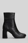 Ash Ankle Boots With Mid-height Block Heel In Black