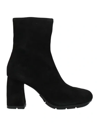 Ash Eclat Woman Ankle Boots Black Size 9 Leather