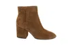 Ash Eden Ankle Boots In Brown Suede In Brown