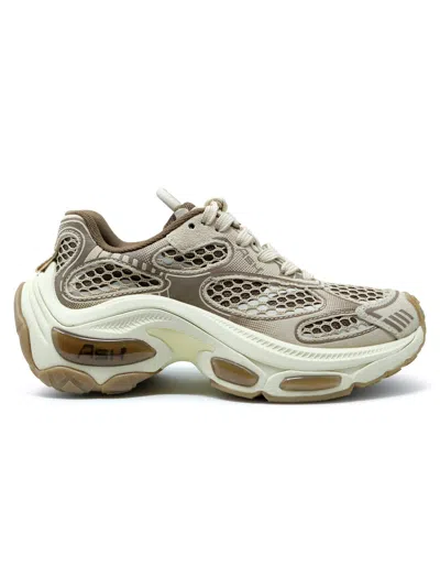 Ash Eggnug/fandango Calf Suede Sneakers In Multi
