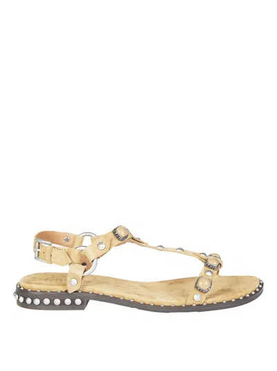 Ash Elegant Cachemere Sandals For Women In Brown