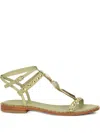 Ash Embellished Buckle Sandals
