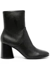 Ash Clone 75mm Leather Ankle Boots In Black  