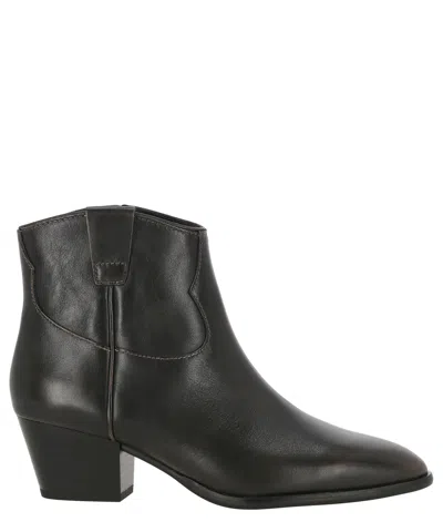 Ash Fame Heeled Boots In Black