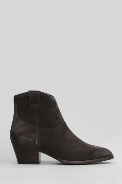 Ash 50mm Suede Zip-fastening Ankle Boots In Brown