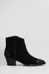 Ash Woman Ankle Boots Black Size 8 Leather In Black