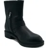 Ash Flame Lily Leather Bootie In Black