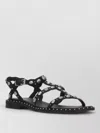 Ash Plus Stud-embellished Leather Sandals In Black
