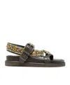 Ash Flat Sandals With Buckle Closure In Multi