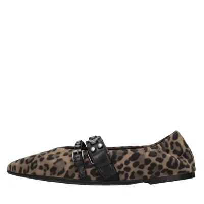 Ash Flat Shoes In Animal Print