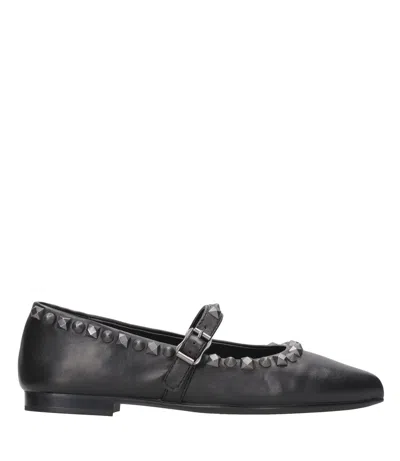 Ash Flat Shoes Black