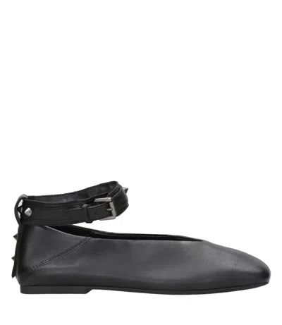 Ash Flat Shoes Black