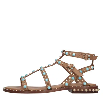 Ash Studded Sandal In Brown