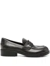Ash Penny Leather Loafers In Multi