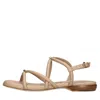 Ash Nude Low Sandal With Padded Straps In Rosa Pastello