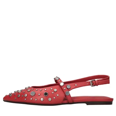 Ash Flat Shoes In Red