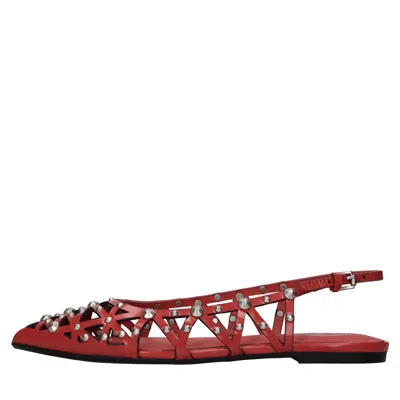 Ash Flat Shoes In Burgundy