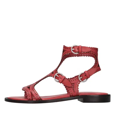 Ash Flat Shoes In Red