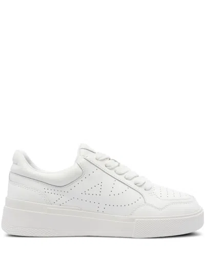 Ash Lace-up Low-cut Casual Shoes In White