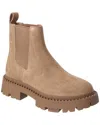 Ash Genesis Suede Lug-sole Chelsea Booties In Brown