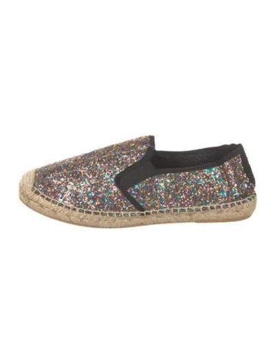 Pre-owned Ash Glitter Patterned Espadrilles In Multi