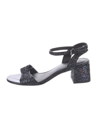 Pre-owned Ash Glitter Sandals In Blue/metallic