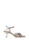 Ash Metal Light Brown Sandals