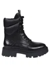 Ash Women's Combo A:mustang Blk Boot In Nero