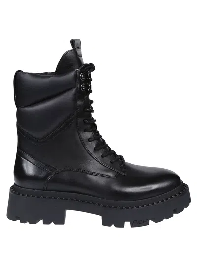 Ash Women's Combo A:mustang Blk Boot In Black