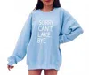 Ash Graphic Oversized Sweatshirt In Blue In Blue