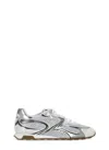 Ash Kabuki Sneakers In Silver Suede And Fabric In Gray
