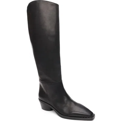 Ash Harpo Knee High Boot In Black