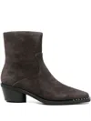 Ash Hasley03 Ankle Boots In Black