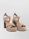 Ash Heeled Sandals Stud Embellishments