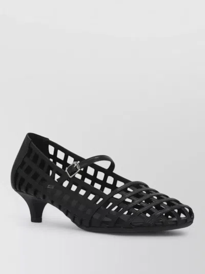 Ash High Heel Pumps Round Toe Ankle Strap In Multi